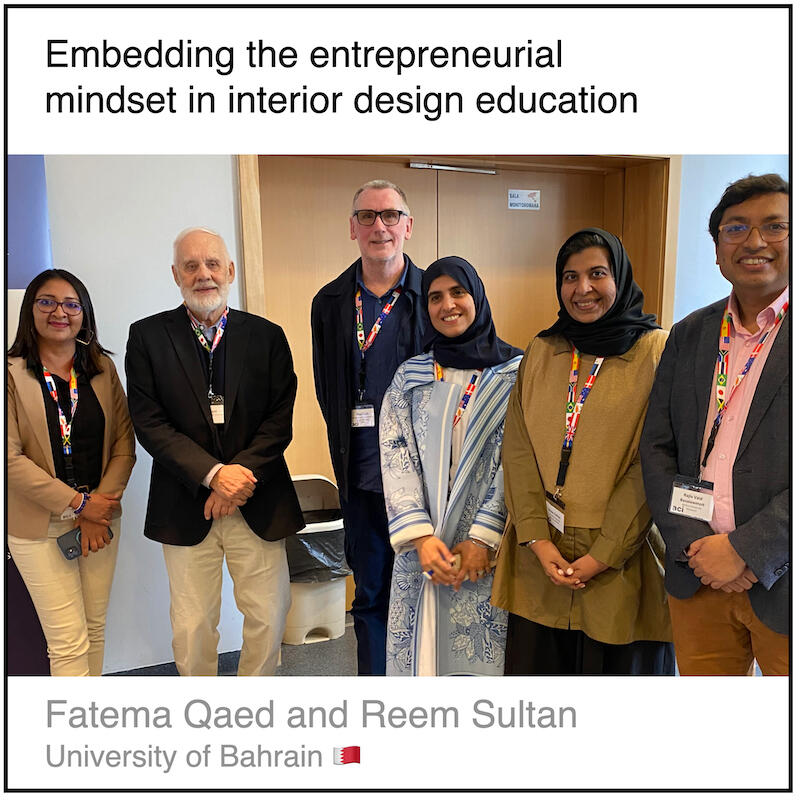 Express 8(3) Fatema Qaed and Reem Sultan Download PDF: Embedding the entrepreneurial mindset in interior design education by Fatema Qaed and Reem Sultan (University of Bahrain, Bahrain).
